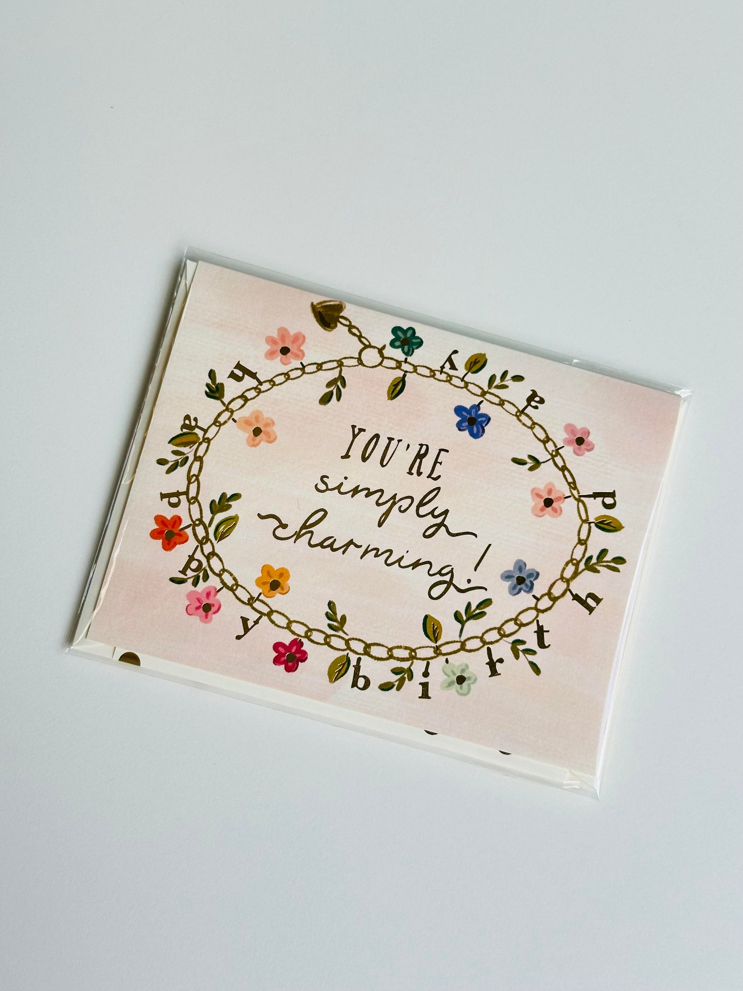 You're Simply Charming Happy Birthday Greeting Card