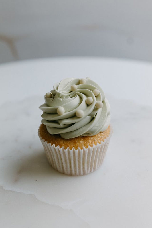 White Chocolate Green Tea Cupcakes (Dozen)