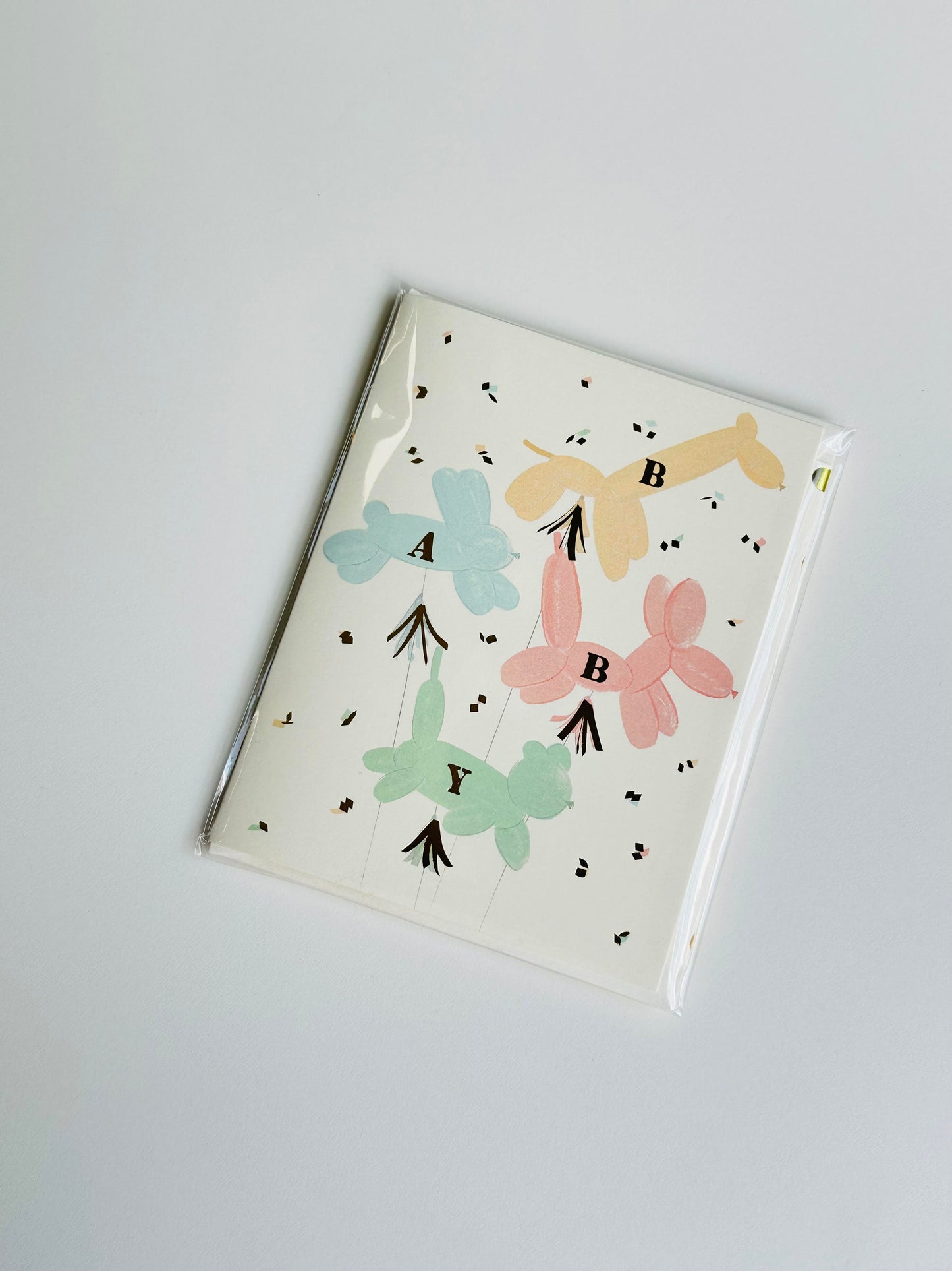 Animal Balloons Greeting Card